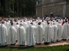 Priests and bishops form quite a crowd.