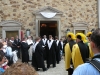 The heavenly choir enters the shrine.