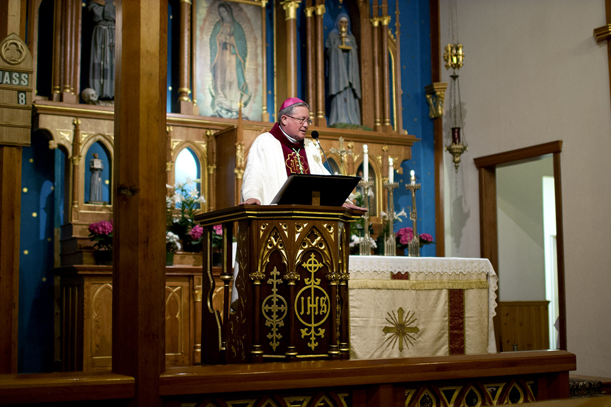 Bishop Cote Mass Bell Blessing 03