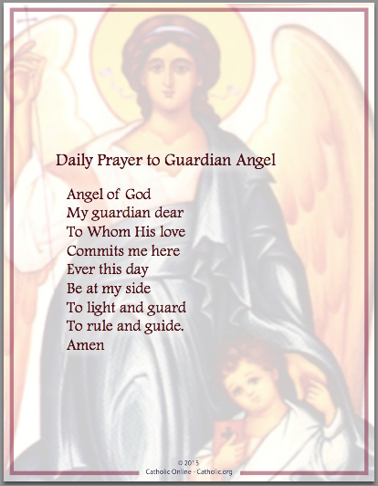 October 2nd: A Prayer to My Guardian Angel | AirMaria.com