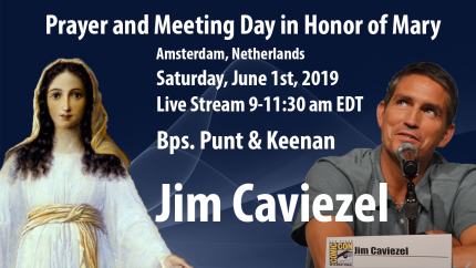 Live Stream Event Saturday with Jim Caviezel