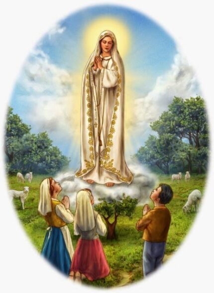 Our Lady of Fatima and children | AirMaria.com